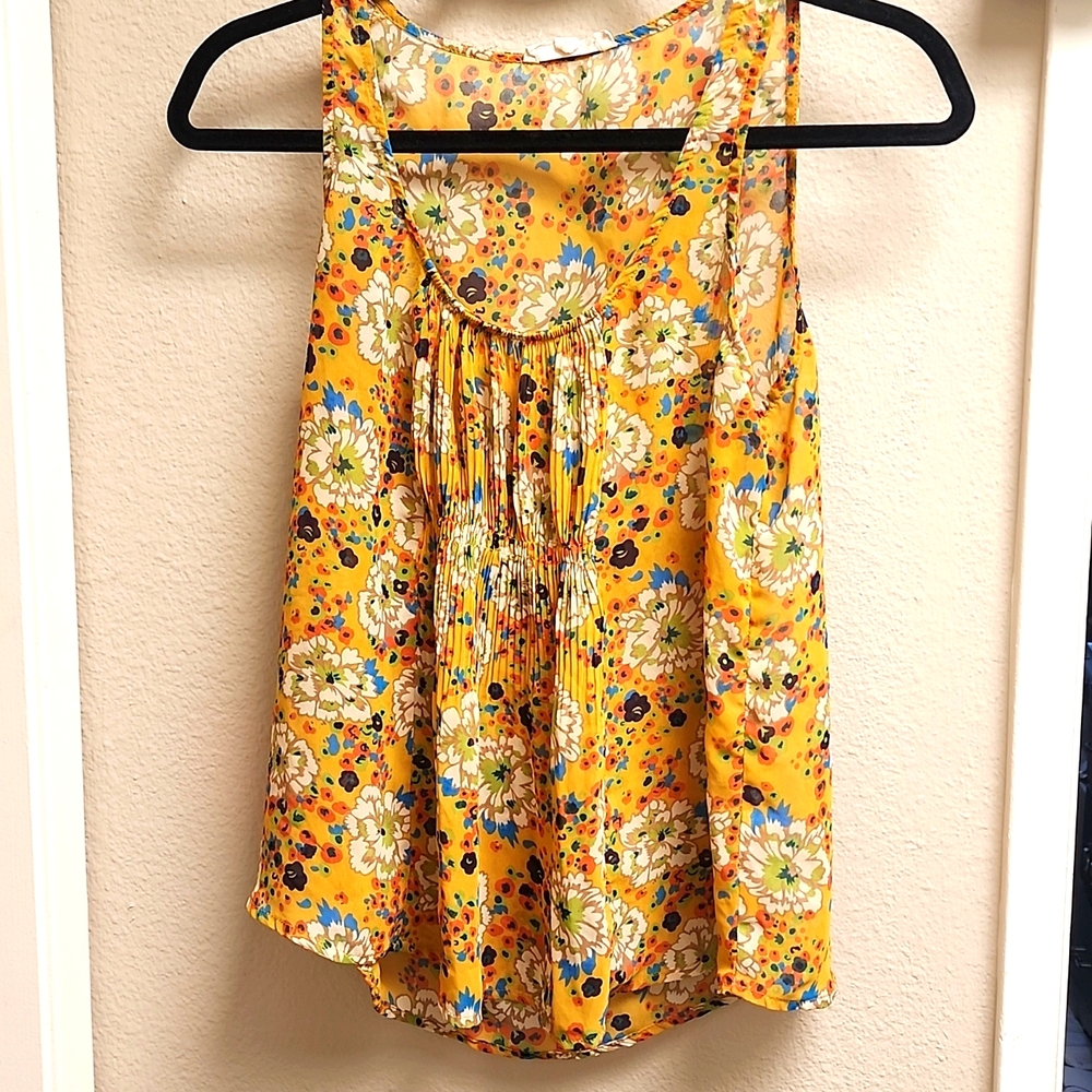 Lush Sheer Floral Tank Top